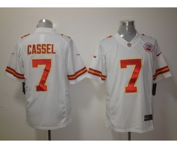 nike nfl jerseys kansas city chiefs #7 cassel white[nike limited]