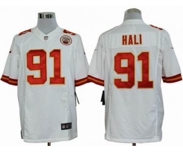 nike nfl jerseys kansas city chiefs #91 hali white[nike limited]