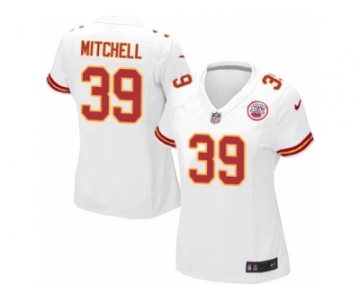 Women Nike Kansas City Chiefs #39 Terrance Mitchell Game White NFL Jersey