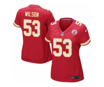 Women Nike Kansas City Chiefs #53 Ramik Wilson Game Red Team Color NFL Jersey