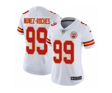 Women Nike Kansas City Chiefs #99 Rakeem Nunez-Roches White Vapor Untouchable Limited Player NFL Jersey