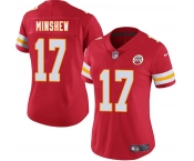 Women's Kansas City Chiefs #17 Gardner Minshew Red 2025 Vapor Untouchable Limited Stitched Jersey Women's Kansas City Chiefs #17 Gardner Minshew Red 2025 Vapor Untouchable Limited Stitched Jersey
