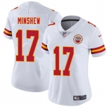 Women's Kansas City Chiefs #17 Gardner Minshew White 2025 Vapor Untouchable Limited Stitched Jersey Women's Kansas City Chiefs #17 Gardner Minshew White 2025 Vapor Untouchable Limited Stitched Jersey
