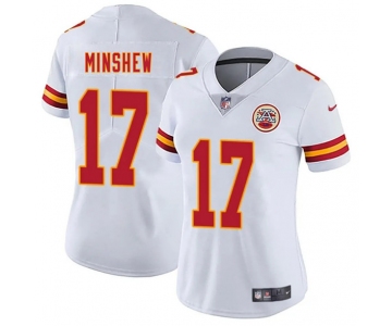 Women's Kansas City Chiefs #17 Gardner Minshew White 2025 Vapor Untouchable Limited Stitched Jersey