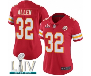 Women's Kansas City Chiefs #32 Marcus Allen Red Team Color Vapor Untouchable Limited Player Super Bowl LIV Bound Football Jersey