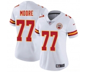 Women's Kansas City Chiefs #77 Jaylon Moore White 2025 Vapor Untouchable Limited Stitched Jersey