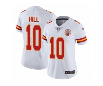 Women's Nike Kansas City Chiefs #10 Tyreek Hill Vapor Untouchable Limited White NFL Jersey