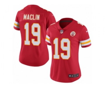 Women's Nike Kansas City Chiefs #19 Jeremy Maclin Limited Red Rush NFL Jersey