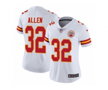 Women's Nike Kansas City Chiefs #32 Marcus Allen Vapor Untouchable Limited White NFL Jersey