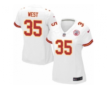 Women's Nike Kansas City Chiefs #35 Charcandrick West Limited Red Team Color NFL Jersey