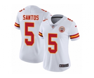 Women's Nike Kansas City Chiefs #5 Cairo Santos Vapor Untouchable Limited White NFL Jersey