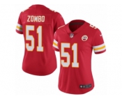Women's Nike Kansas City Chiefs #51 Frank Zombo Limited Red Rush NFL Jersey
