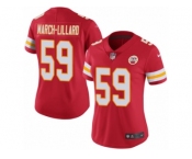 Women's Nike Kansas City Chiefs #59 Justin March-Lillard Limited Red Rush NFL Jersey