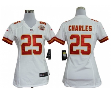 nike women nfl jerseys Kansas City Chiefs #25 Jamaal Charles white[nike]