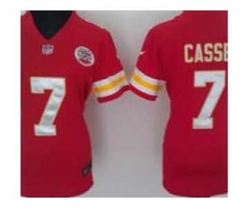 nike women nfl jerseys Kansas City Chiefs #7 Matt Cassel Red[nike]