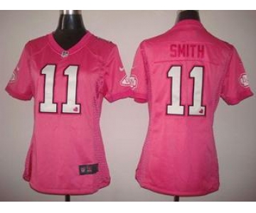 nike women nfl jerseys kansas city chiefs #11 smith pink[nike love]