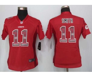 nike women nfl jerseys kansas city chiefs #11 smith red[Strobe Limited]