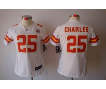 nike women nfl jerseys kansas city chiefs #25 charles  white[nike limited]