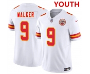 Youth Kansas city chiefs #9 kenneth walker iii white 2026 f.u.s.e. vapor untouchable limited stitched football jersey Youth Kansas city chiefs #9 kenneth walker iii white 2026 f.u.s.e. vapor untouchable limited stitched football jersey