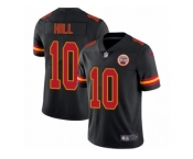 Youth Nike Kansas City Chiefs #10 Tyreek Hill Limited Black Rush NFL Jersey