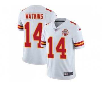 Youth Nike Kansas City Chiefs #14 Sammy Watkins White Stitched NFL Vapor Untouchable Limited Jersey