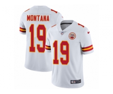 Youth Nike Kansas City Chiefs #19 Joe Montana Vapor Untouchable Limited White NFL Jersey