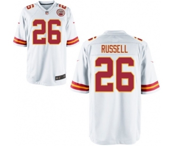Youth Nike Kansas City Chiefs #26 KeiVarae Russell White NFL Jersey