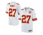 Youth Nike Kansas City Chiefs #27 Kareem Hunt Limited White NFL Jersey