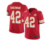 Youth Nike Kansas City Chiefs #42 Anthony Sherman Limited Red Rush NFL Jersey