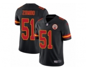 Youth Nike Kansas City Chiefs #51 Frank Zombo Limited Black Rush NFL Jersey