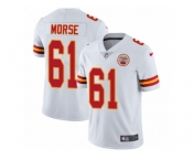 Youth Nike Kansas City Chiefs #61 Mitch Morse Vapor Untouchable Limited White NFL Jersey