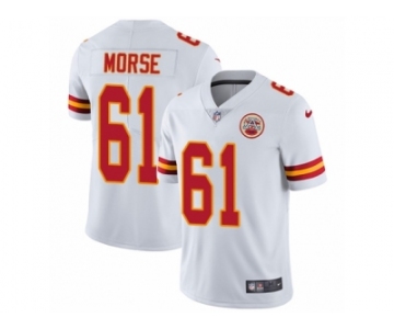 Youth Nike Kansas City Chiefs #61 Mitch Morse Vapor Untouchable Limited White NFL Jersey