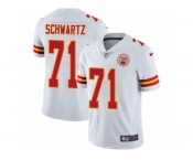 Youth Nike Kansas City Chiefs #71 Mitchell Schwartz Vapor Untouchable Limited White NFL Jersey