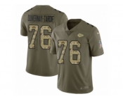 Youth Nike Kansas City Chiefs #76 Laurent Duvernay-Tardif Limited Olive Camo 2017 Salute to Service NFL Jersey