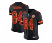 Youth Nike Kansas City Chiefs #84 Demetrius Harris Limited Black Rush NFL Jersey