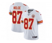 Youth Nike Kansas City Chiefs #87 Travis Kelce Vapor Untouchable Limited White NFL Jersey