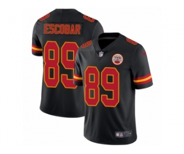 Youth Nike Kansas City Chiefs #89 Gavin Escobar Limited Black Rush NFL Jersey