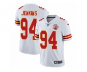 Youth Nike Kansas City Chiefs #94 Jarvis Jenkins Vapor Untouchable Limited White NFL Jersey