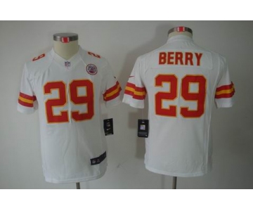 nike youth nfl jerseys kansas city chiefs #29 berry white[nike limited]