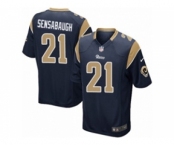 Men's Nike Los Angeles Rams #21 Coty Sensabaugh Game Navy Blue Team Color NFL Jersey