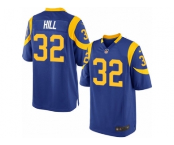 Men's Nike Los Angeles Rams #32 Troy Hill Game Royal Blue Alternate NFL Jersey