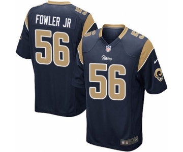 Men's Nike Los Angeles Rams #56 Dante Fowler Jr Game Navy Blue Team Color NFL Jersey