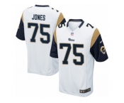 Men's Nike Los Angeles Rams #75 Deacon Jones Game White NFL Jersey