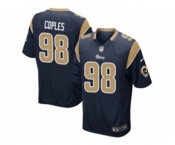 Men's Nike Los Angeles Rams #98 Quinton Coples Game Navy Blue Team Color NFL Jersey