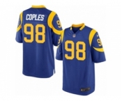 Men's Nike Los Angeles Rams #98 Quinton Coples Game Royal Blue Alternate NFL Jersey