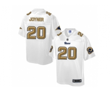 Nike St.Louis Rams #20 Lamarcus Joyner White Men's NFL Pro Line Fashion Game Jersey