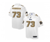 Nike St.Louis Rams #73 Greg Robinson White Men's NFL Pro Line Fashion Game Jersey