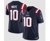 Men's New England Patriots #10 Drake Maye Navy 2026 F.U.S.E. 2-Star C Pach Vapor Limited Football Stitched Jersey Men's New England Patriots #10 Drake Maye Navy 2026 F.U.S.E. 2-Star C Pach Vapor Limited Football Stitched Jersey