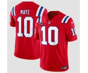 Men's New England Patriots #10 Drake Maye Red 2026 F.U.S.E. 2-Star C Pach Vapor Limited Football Stitched Jersey Men's New England Patriots #10 Drake Maye Red 2026 F.U.S.E. 2-Star C Pach Vapor Limited Football Stitched Jersey