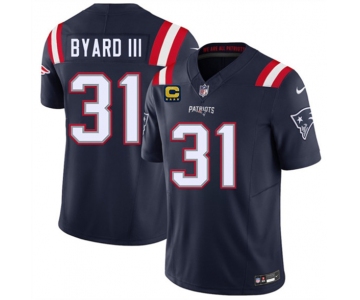 Men's New England Patriots #31 Kevin Byard III Navy 2026 F.U.S.E. 4-Star C Pach Vapor Limited Football Stitched Jersey